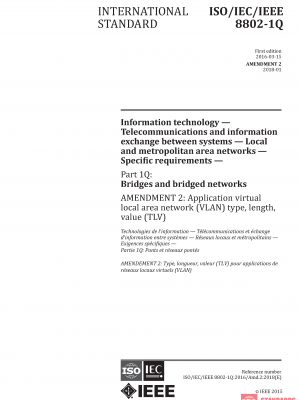 ISO/IEC/IEEE 8802-1Q:2016/AMD2:2018 PDF