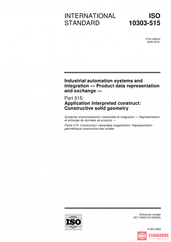 ISO 10303-515:2000 PDF