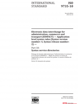 ISO 9735-10:2014 PDF