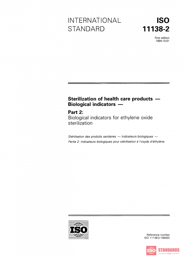 ISO 11138-2:1994 PDF