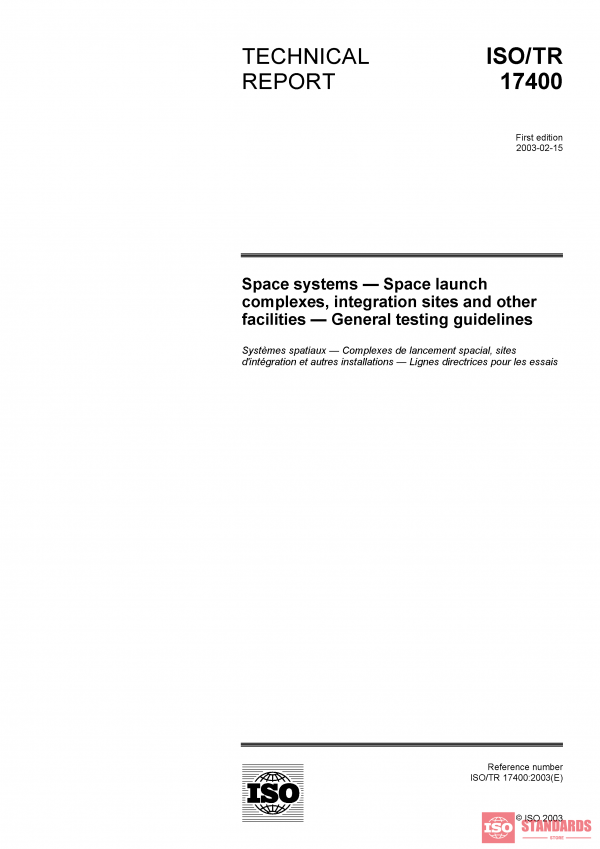 ISO/TR 17400:2003 PDF