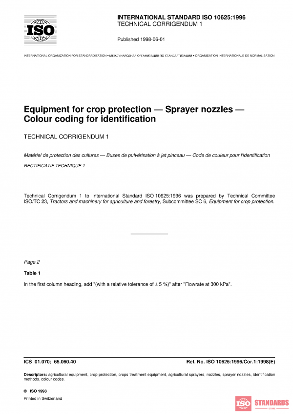 ISO 10625:1996/Cor 1:1998 PDF
