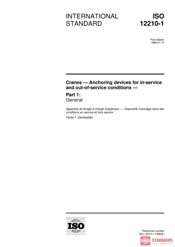 ISO 12210-1:1998 PDF