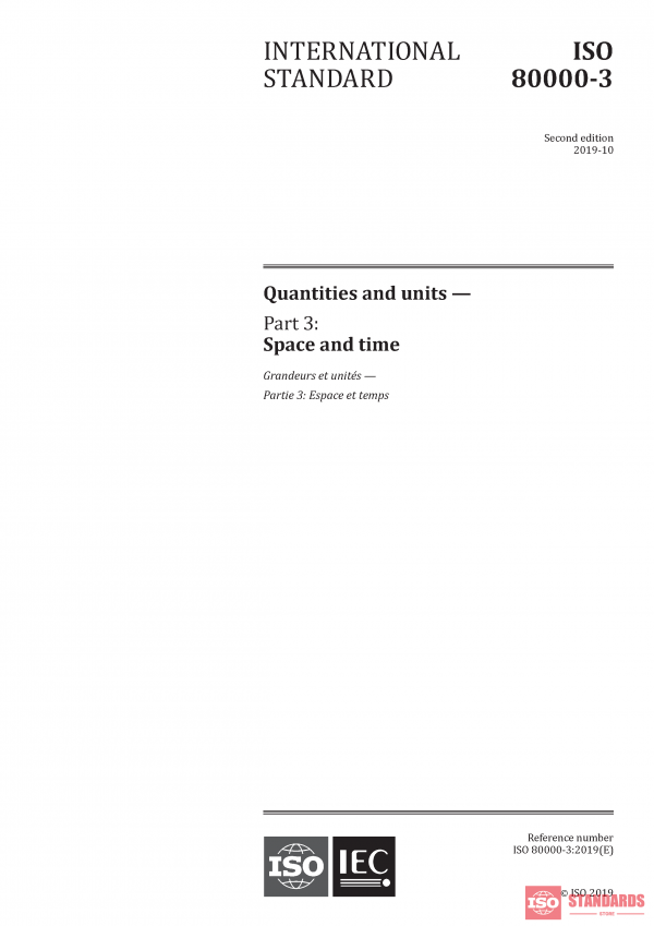 ISO 80000-3:2019 PDF