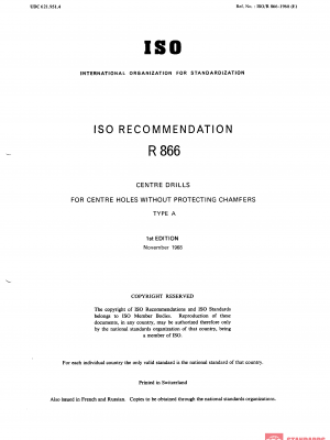 ISO/R 866:1968 PDF