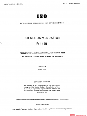 ISO/R 1419:1970 PDF