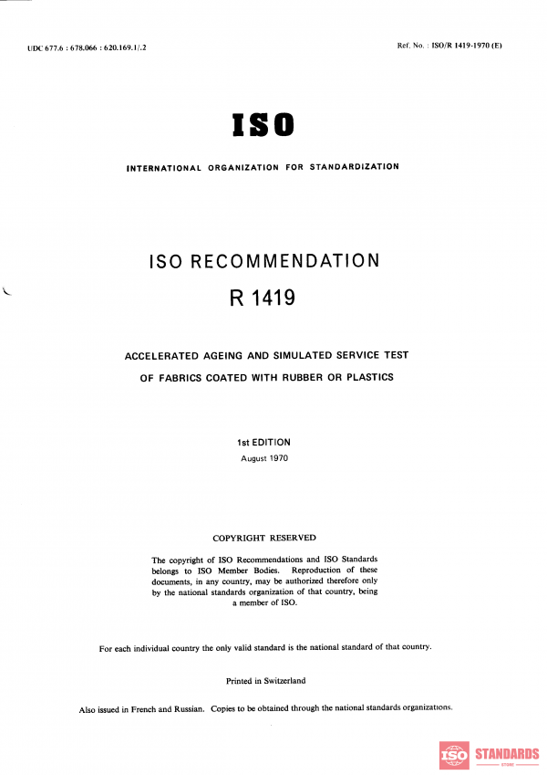 ISO/R 1419:1970 PDF
