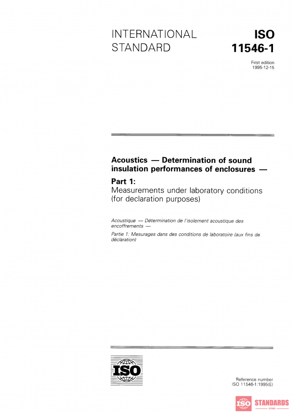 ISO 11546-1:1995 PDF