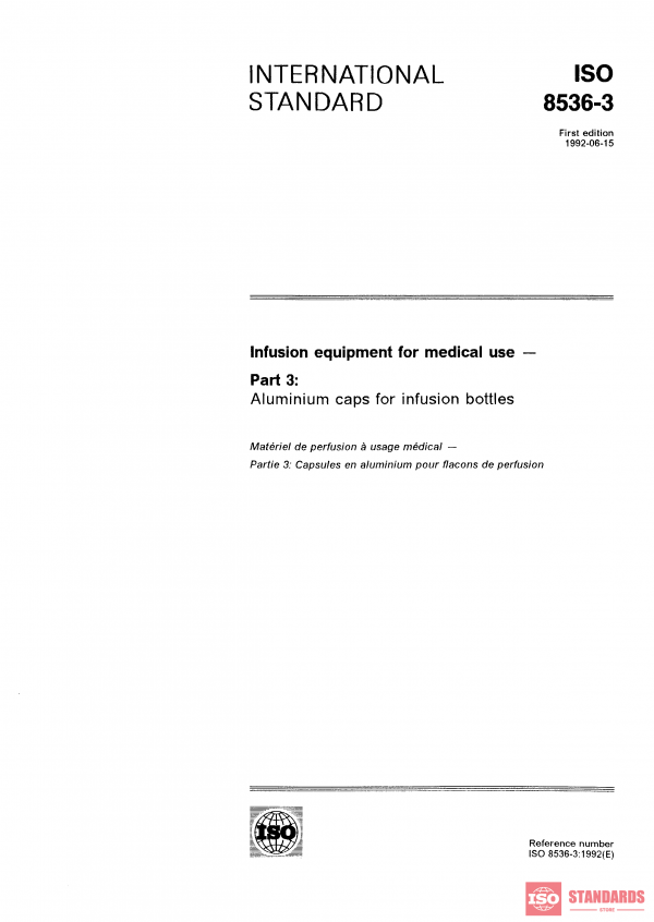 ISO 8536-3:1992 PDF