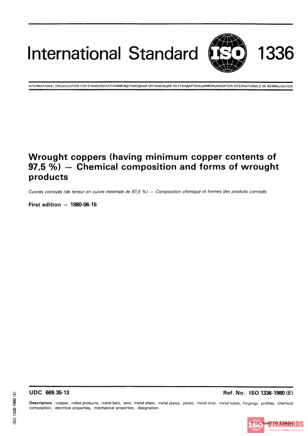 ISO 1336:1980 PDF