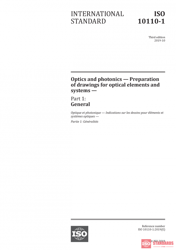 ISO 10110-1:2019 PDF