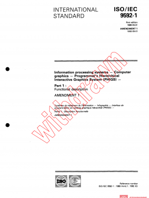 ISO/IEC 9592-1:1989/AMD1:1992 PDF