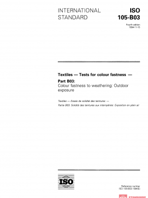 ISO 105-B03:1994 PDF