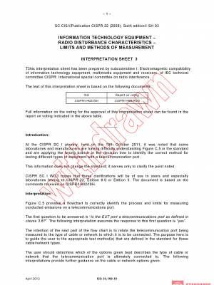 CISPR 22:2008/ISH3:2012 PDF
