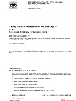 ISO/TS 13399-4:2007/Cor 1:2011 PDF