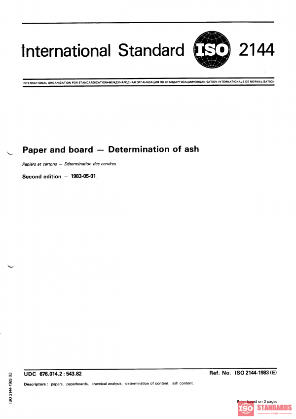 ISO 2144:1983 PDF