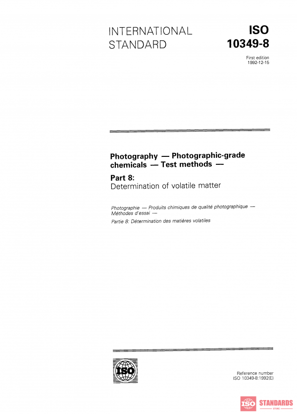 ISO 10349-8:1992 PDF