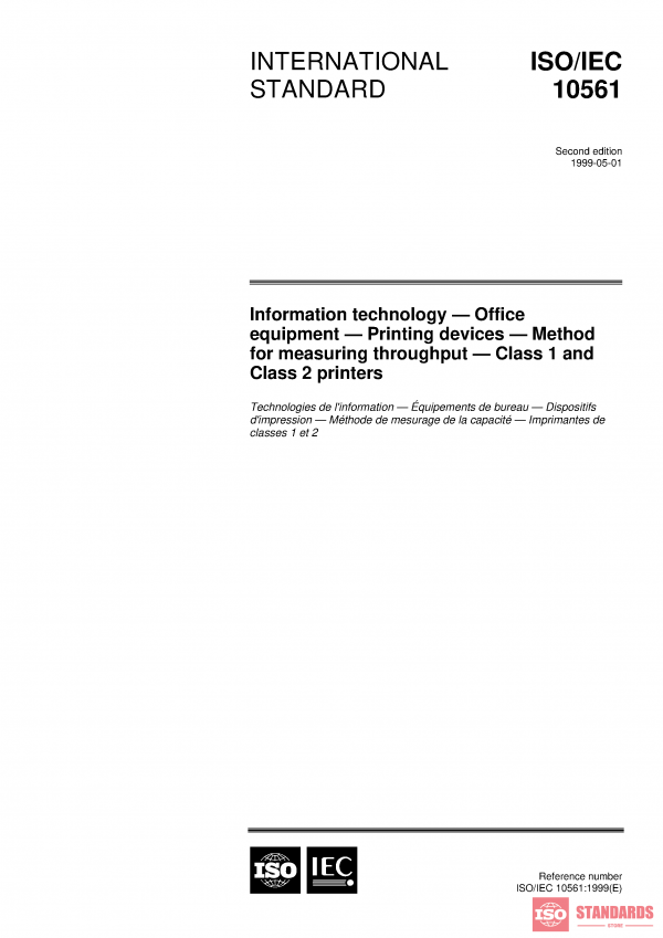 ISO/IEC 10561:1999 PDF