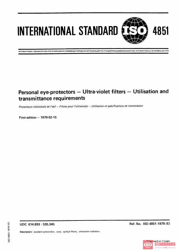 ISO 4851:1979 PDF