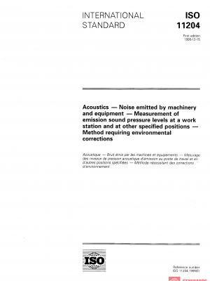 ISO 11204:1995 PDF