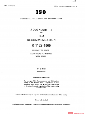 ISO/R 1122:1969/Add 2 PDF