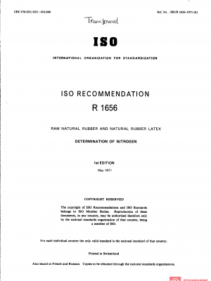 ISO/R 1656:1971 PDF
