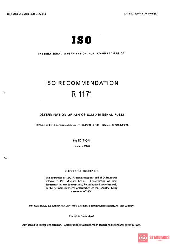 ISO/R 1171:1970 PDF
