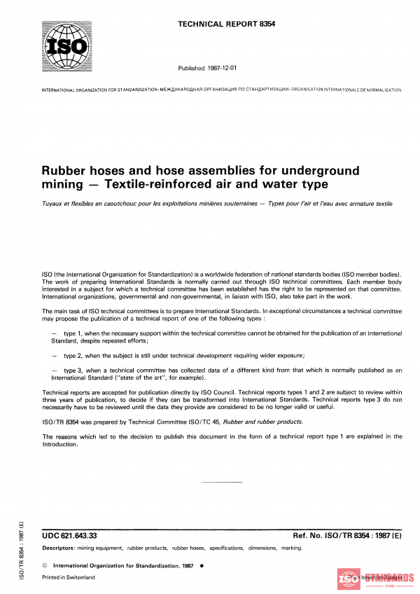 ISO/TR 8354:1987 PDF