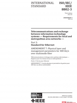 ISO/IEC/IEEE 8802-3:2021/AMD7:2021 PDF