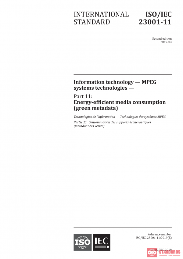 ISO/IEC 23001-11:2019 PDF