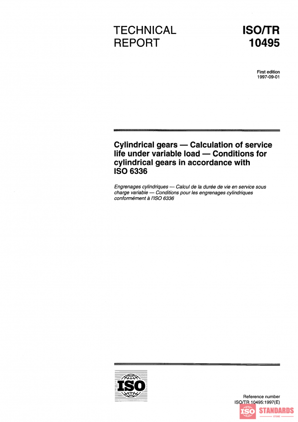 ISO/TR 10495:1997 PDF