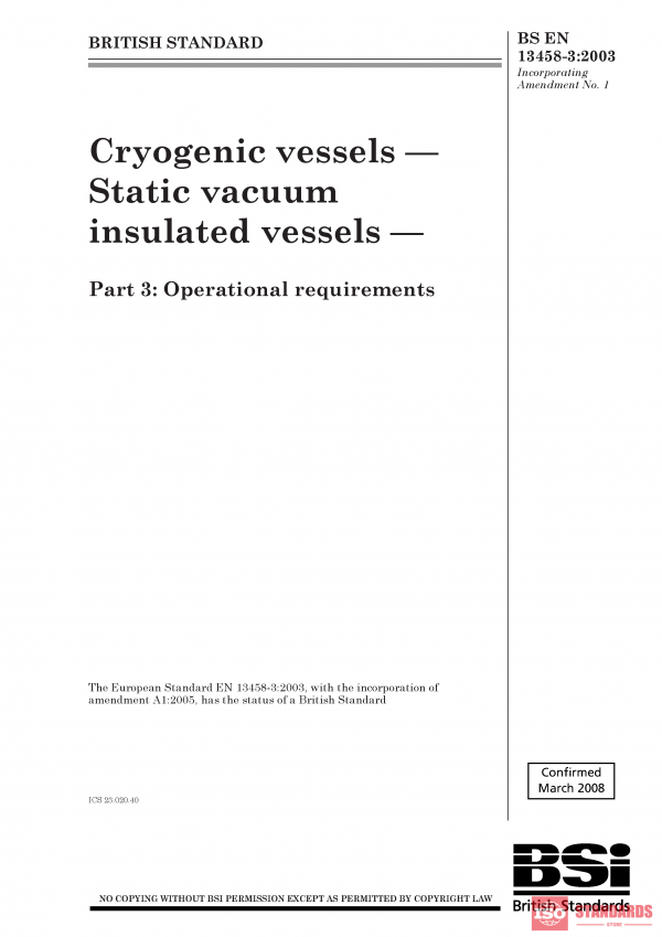 BS EN 13458 3:2003 PDF
