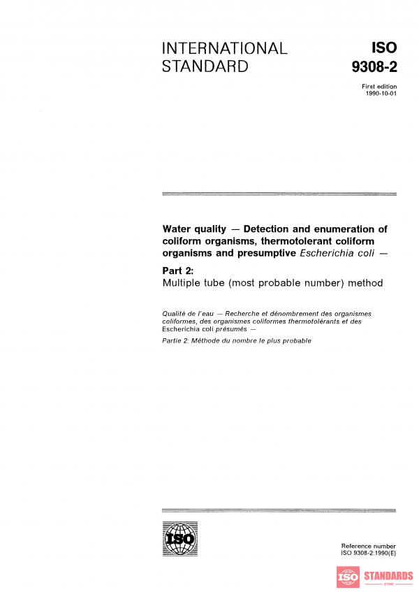 ISO 9308-2:1990 PDF