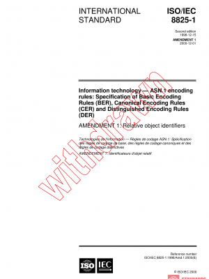 ISO/IEC 8825-1:1998/AMD1:2000 PDF