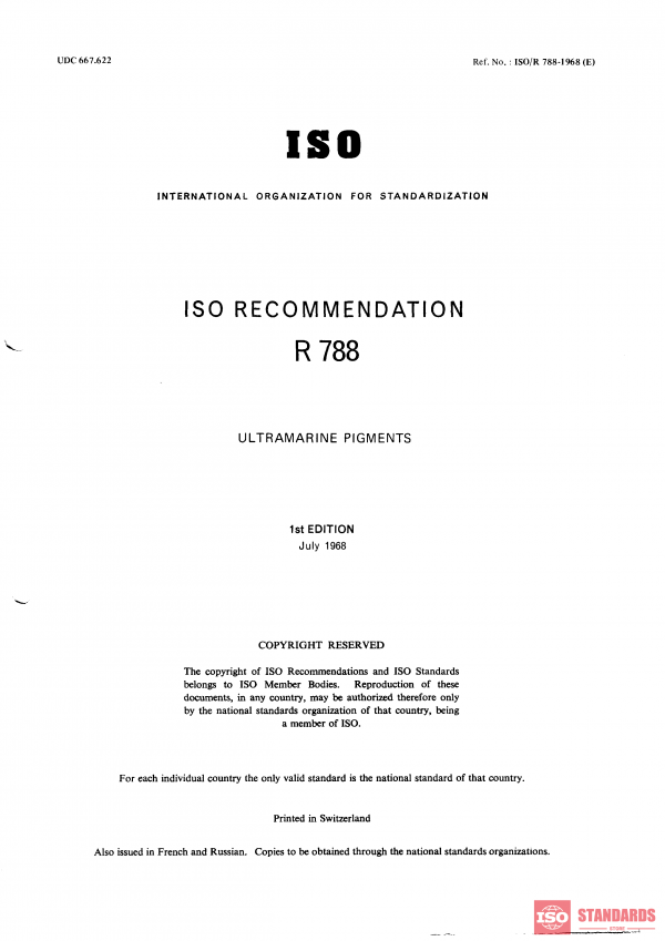 ISO/R 788:1968 PDF