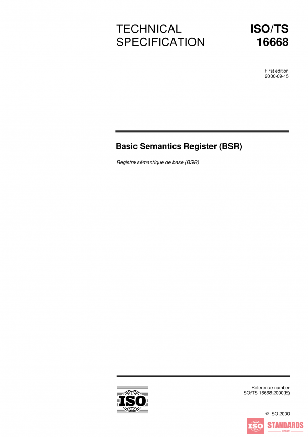 ISO/TS 16668:2000 PDF