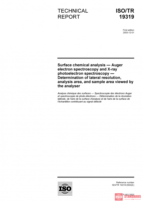 ISO/TR 19319:2003 PDF