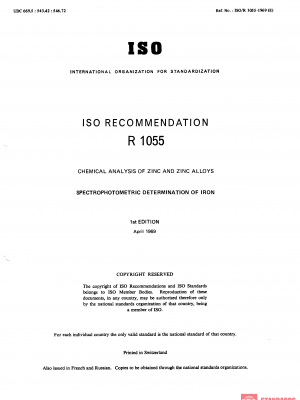 ISO/R 1055:1969 PDF