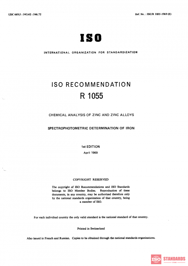 ISO/R 1055:1969 PDF