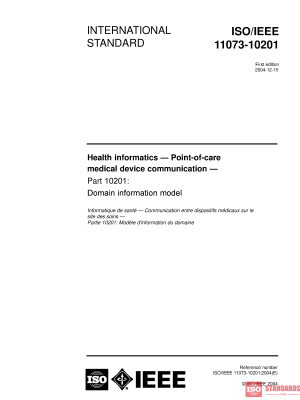 ISO/IEEE 11073-10201:2004 PDF