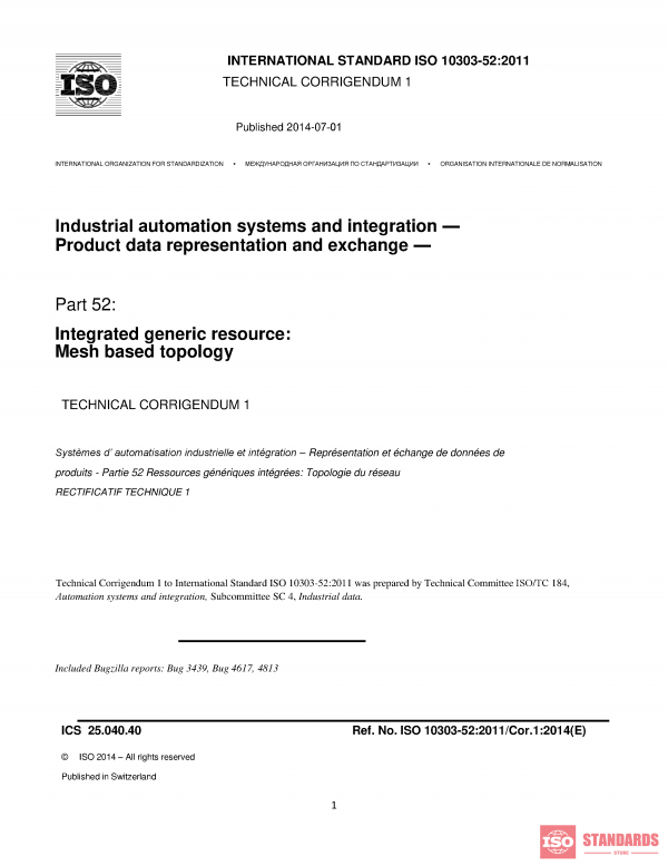 ISO 10303-52:2011/Cor 1:2014 PDF
