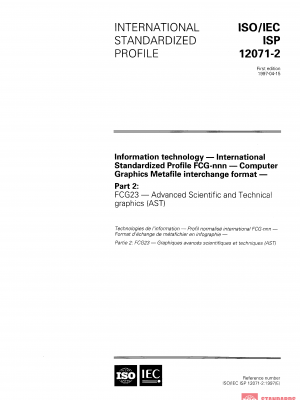 ISO/IEC ISP 12071-2:1997 PDF