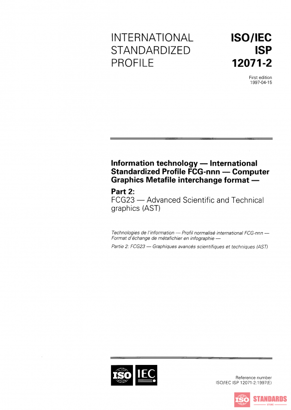 ISO/IEC ISP 12071-2:1997 PDF