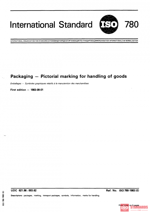 ISO 780:1983 PDF