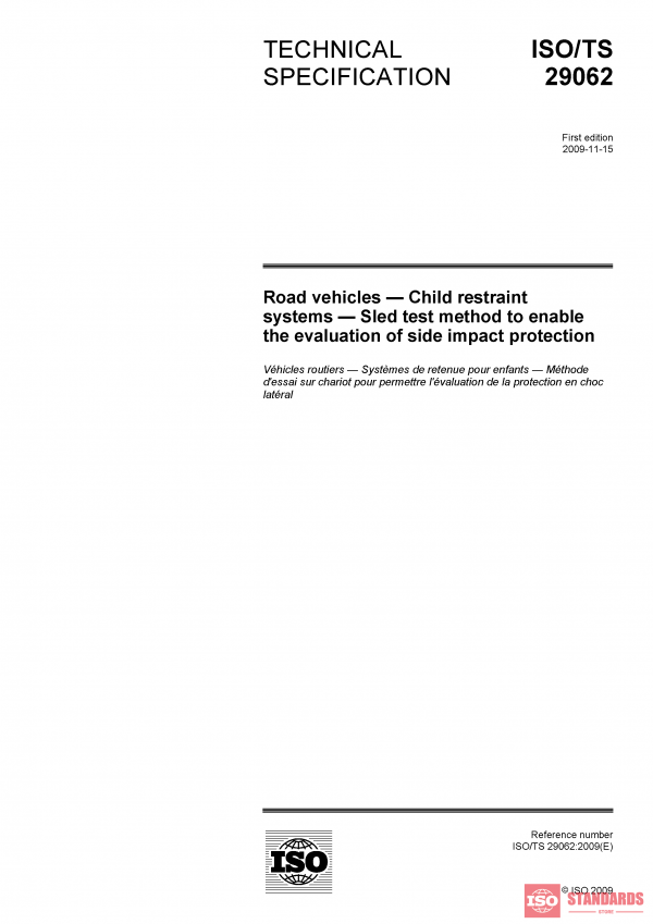 ISO/TS 29062:2009 PDF
