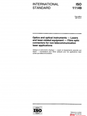 ISO 11149:1997 PDF