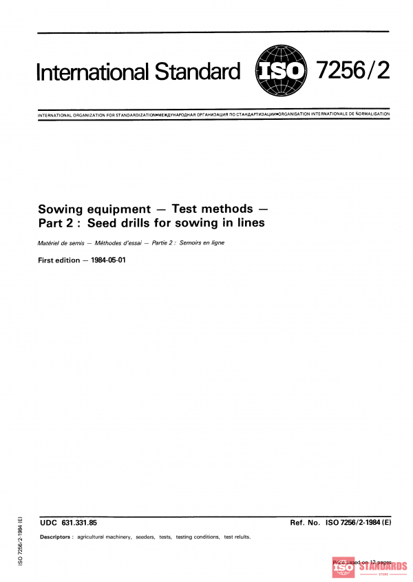 ISO 7256-2:1984 PDF