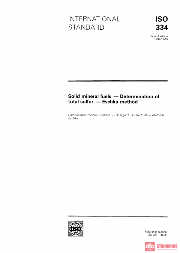 ISO 334:1992 PDF