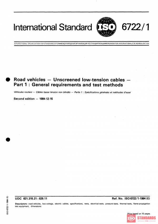 ISO 6722-1:1984 PDF