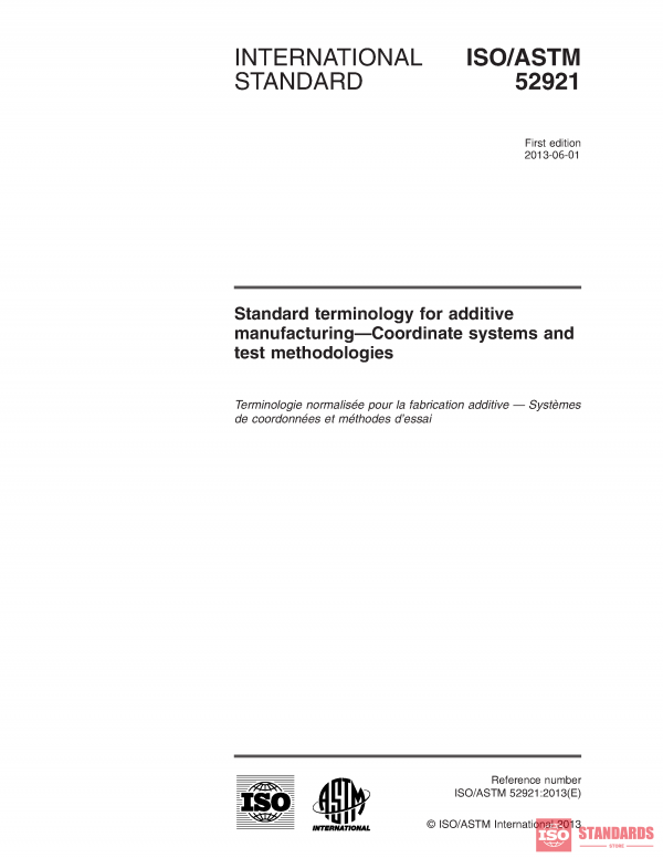 ISO/ASTM 52921 :2013 PDF